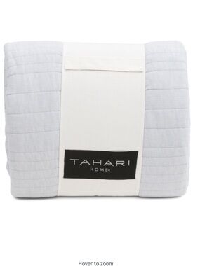 Tahari Linen Blend Quilt Set